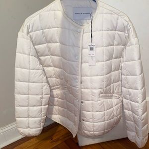 Rebecca Minkoff white jacket brand new with tags, size small.